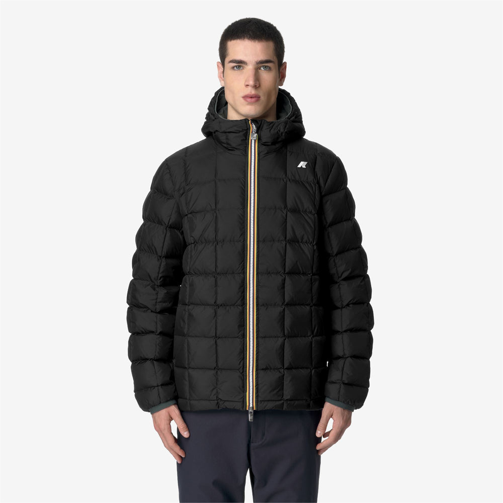 Jackets_MAN_JACK ST THERMO DOUBLE_Short_GREEN BLACKISH  - Black Pure - DetailDouble