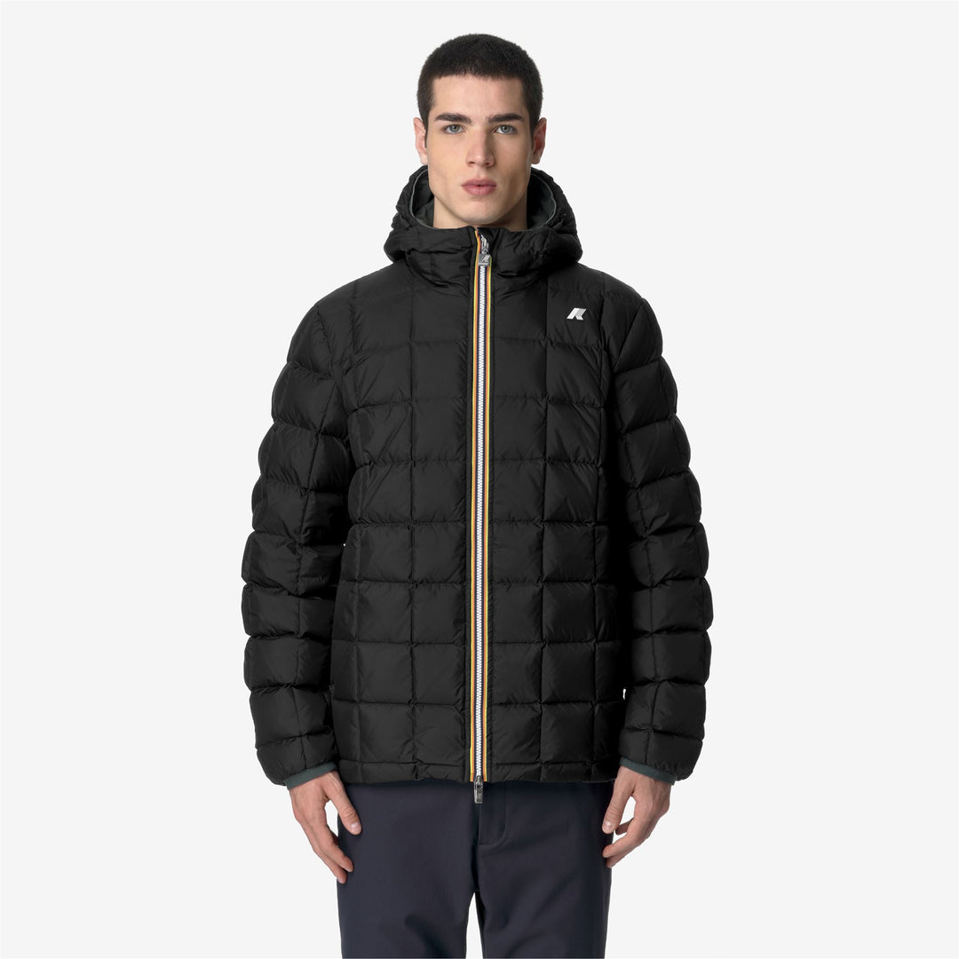 Jackets_MAN_JACK ST THERMO DOUBLE_Short_GREEN BLACKISH  - Black Pure - DetailDouble