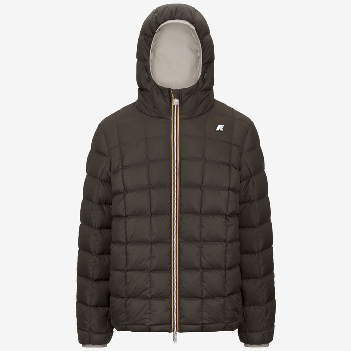 Jackets_MAN_JACK ST THERMO DOUBLE_Short_Beige Cashmere - Black Olive - DressedFront