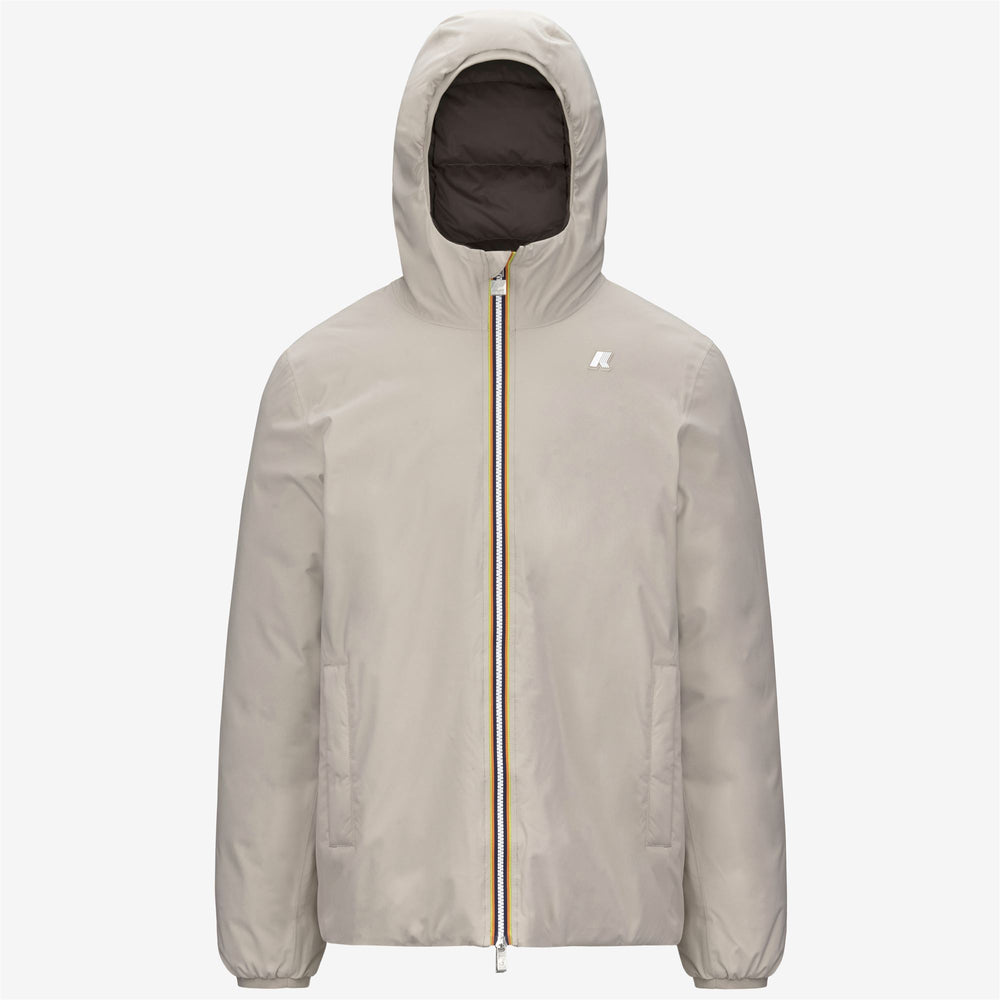 Jackets_MAN_JACK ST THERMO DOUBLE_Short_Beige Cashmere - Black Olive - Photo