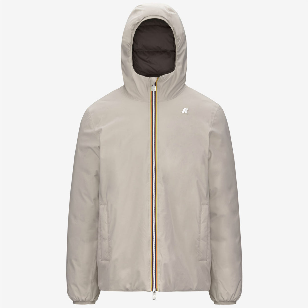 Jackets_MAN_JACK ST THERMO DOUBLE_Short_Beige Cashmere - Black Olive - Photo