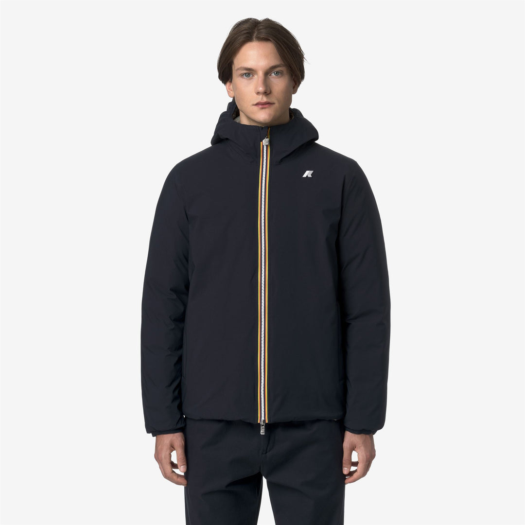 Jackets_MAN_JACK ST THERMO DOUBLE_Short_Blue Depth - Green Oak - DressedBack