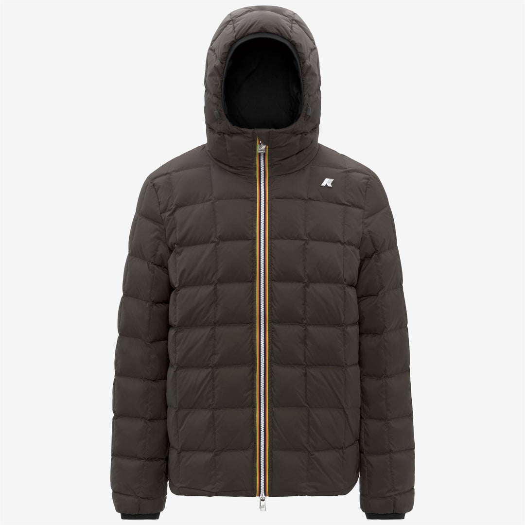 Jackets_MAN_JACK ST THERMO DOUBLE_Short_Black Pure - Black Olive - DressedFront