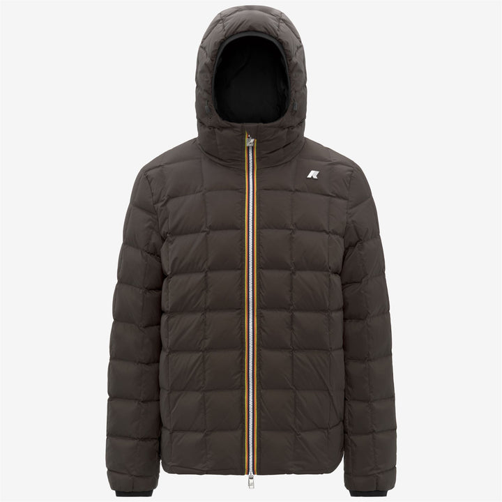 Jackets_MAN_JACK ST THERMO DOUBLE_Short_Black Pure - Black Olive - DressedFront