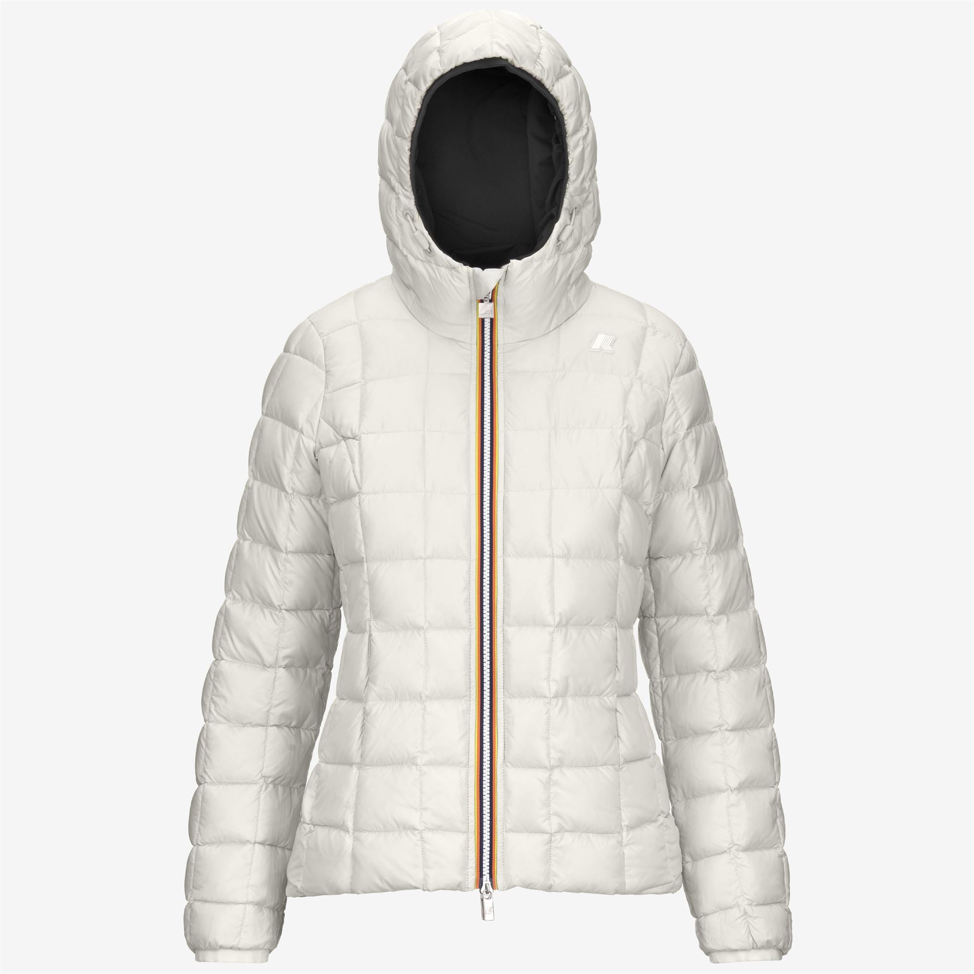 Jackets_WOMAN_LILY ST THERMO DOUBLE_Short_Black Pure - White Gardenia - Commercial 2