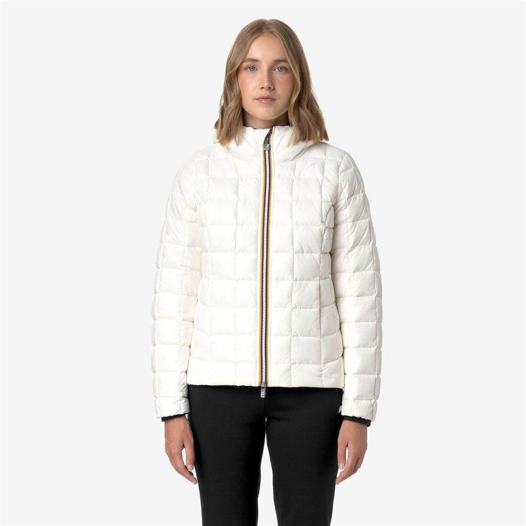 Jackets_WOMAN_LILY ST THERMO DOUBLE_Short_Black Pure - White Gardenia - Commercial 7