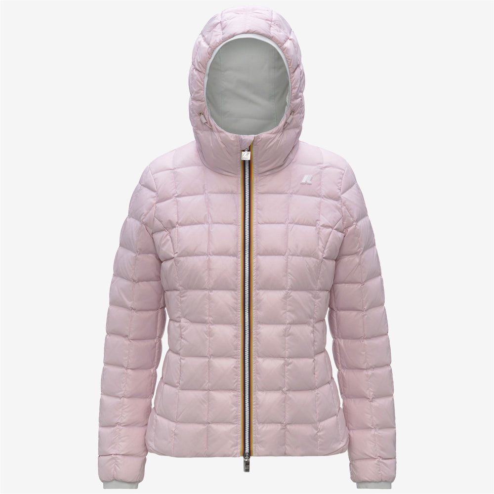 Jackets_WOMAN_LILY ST THERMO DOUBLE_Short_White Gardenia - Rose Hushed - DressedFront