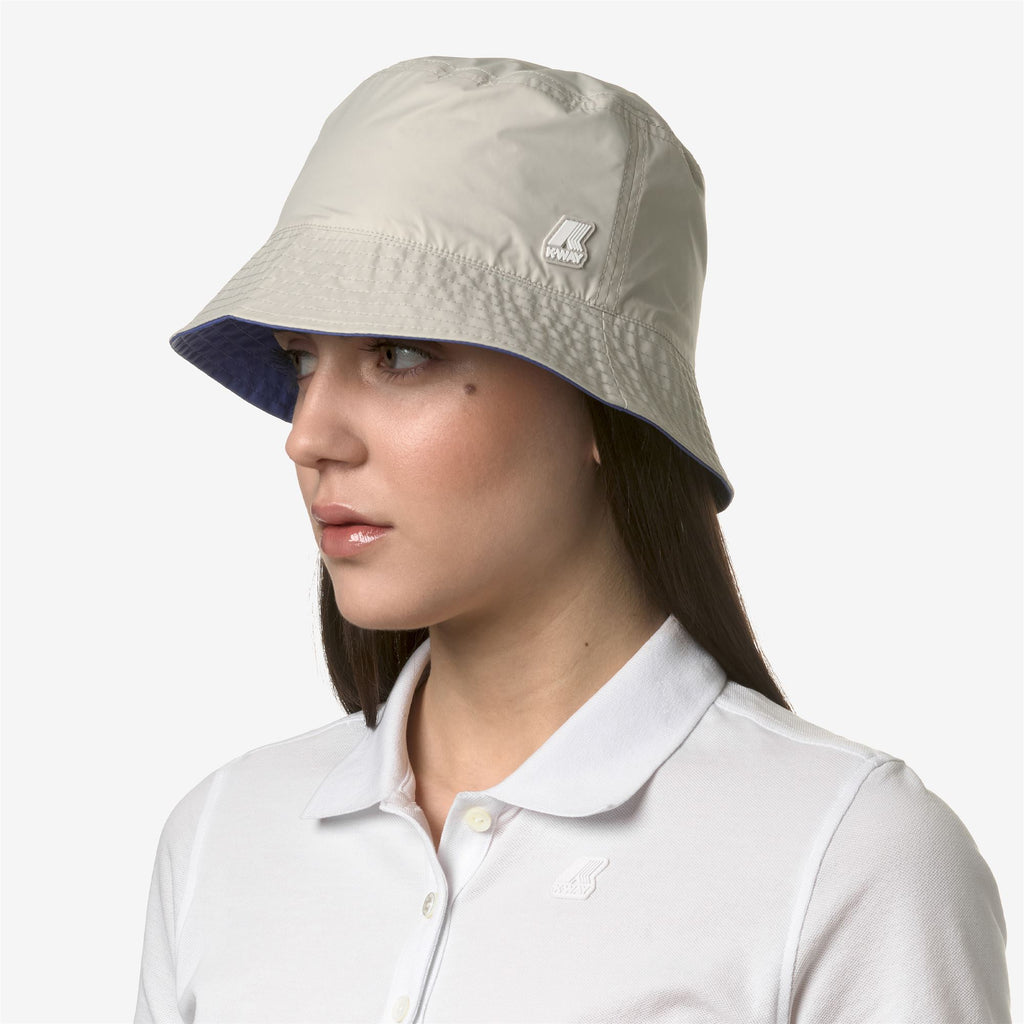 Headwear_Unisex_PASCALLE PLUS DOUBLE_Hat_Beige L-Blue F - Commercial 4