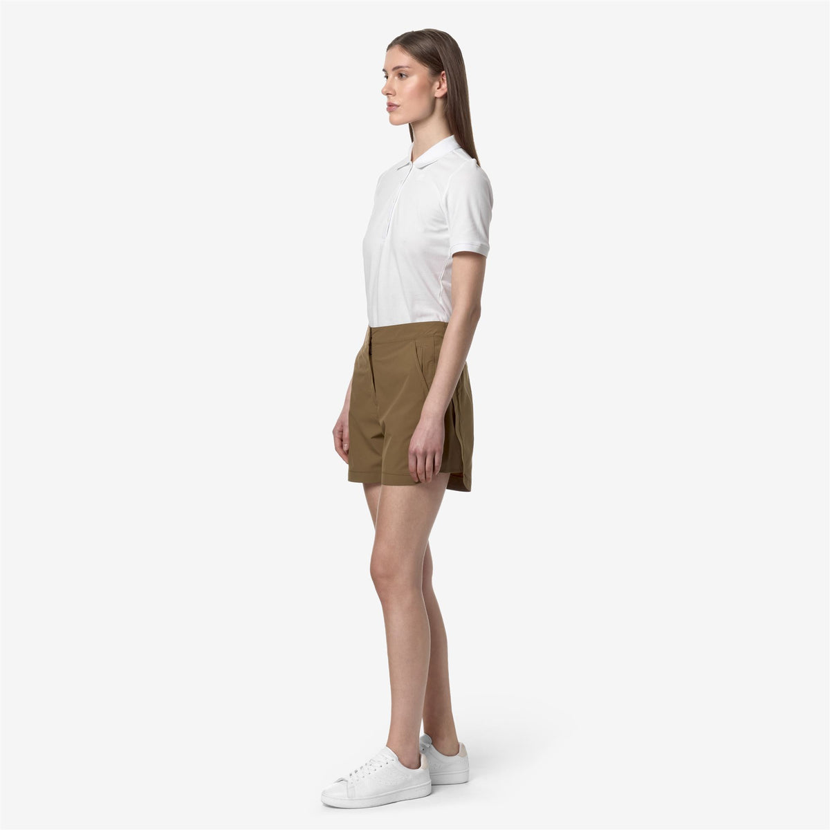 Shorts_Woman_ANNISE_Sport Shorts_Brown Corda - Commercial 5