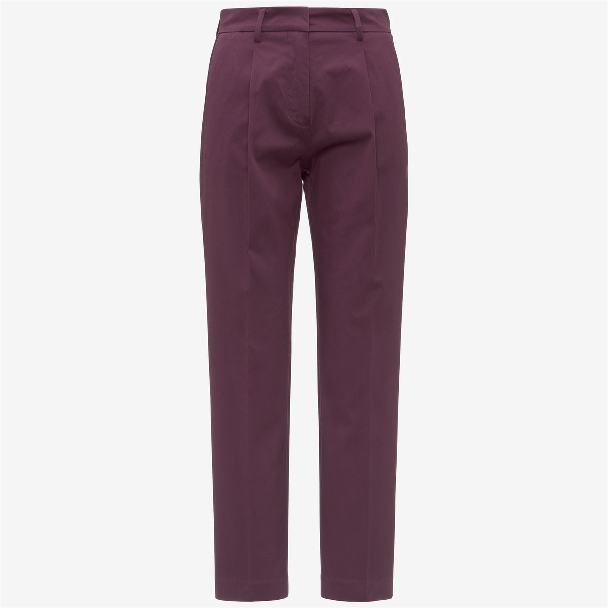 Pants_Woman_EYRE TWILL TECH PEACH GOLF_Chino_Violet Mauve Wine - Commercial 1