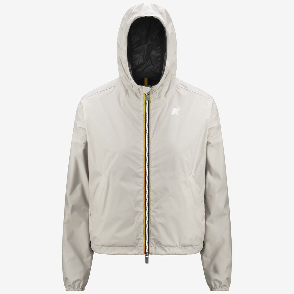 Jackets_WOMAN_LAURETTE PLUS.2 DOUBLE_Short_Black P-Beige Lt - Commercial 2