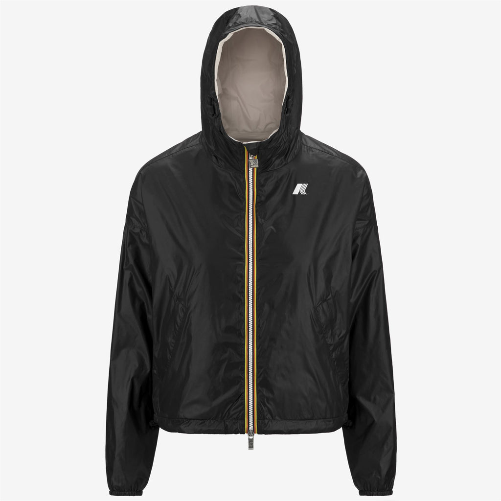 Jackets_WOMAN_LAURETTE PLUS.2 DOUBLE_Short_Black P-Beige Lt - Commercial 1