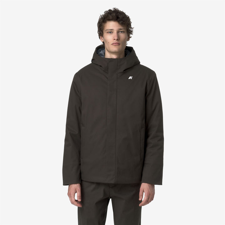 JACKO TWILL MARMOTTA - Jackets - Short - MAN - Black Olive-Blue Airforce