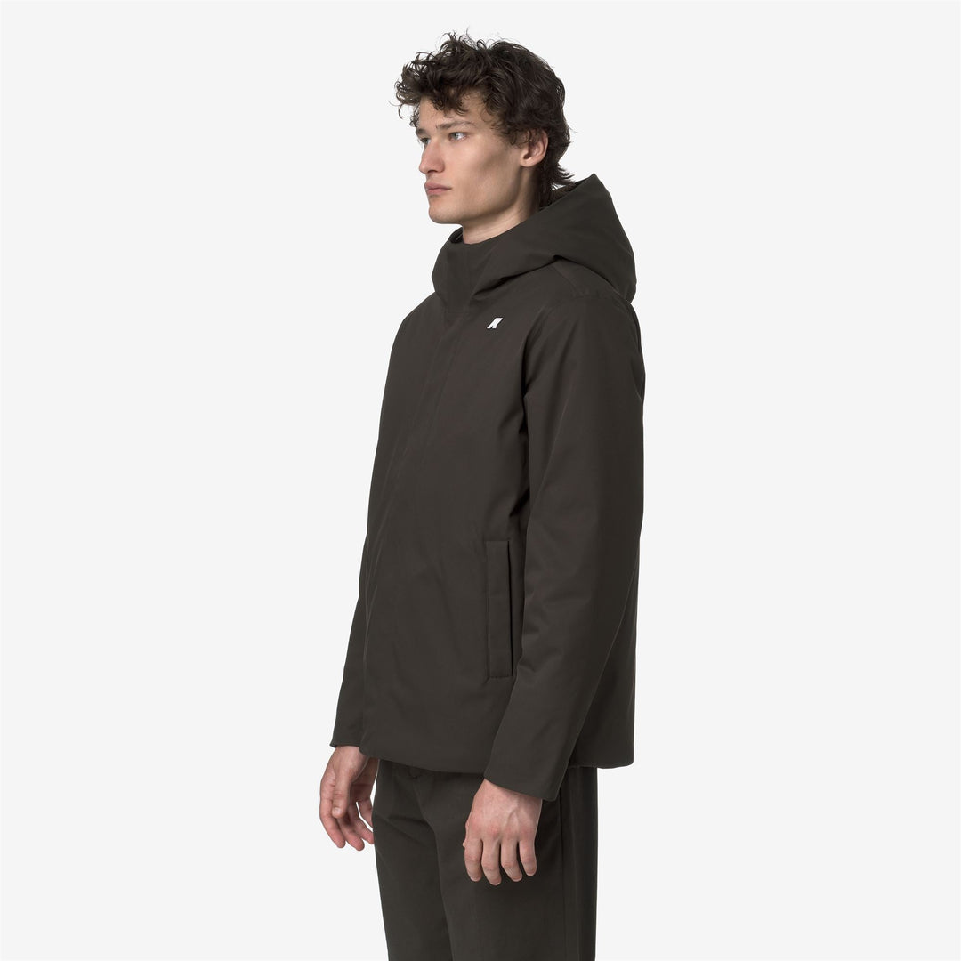 JACKO TWILL MARMOTTA - Jackets - Short - MAN - Black Olive-Blue Airforce