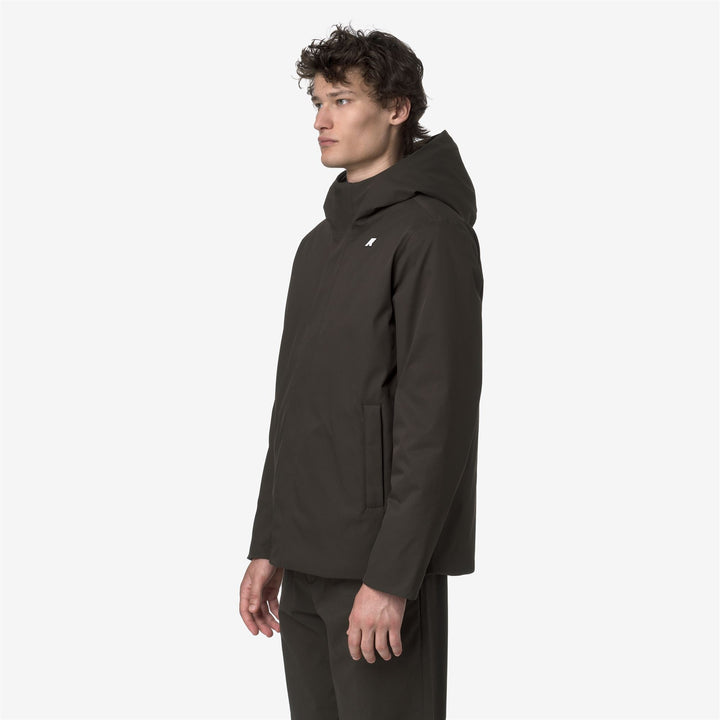 JACKO TWILL MARMOTTA - Jackets - Short - MAN - Black Olive-Blue Airforce