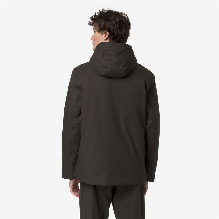 JACKO TWILL MARMOTTA - Jackets - Short - MAN - Black Olive-Blue Airforce