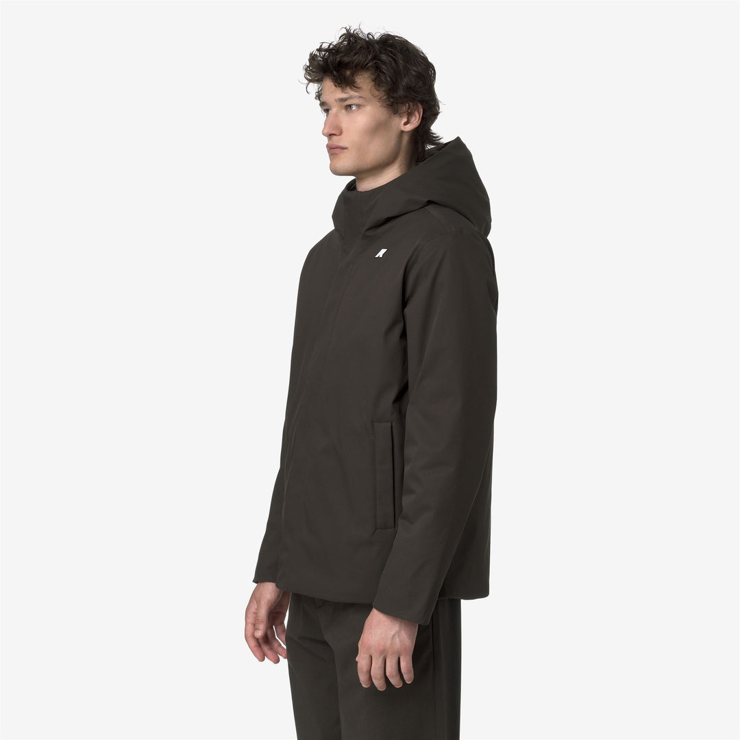 JACKO TWILL MARMOTTA - Jackets - Short - MAN - Black Olive-Blue Airforce