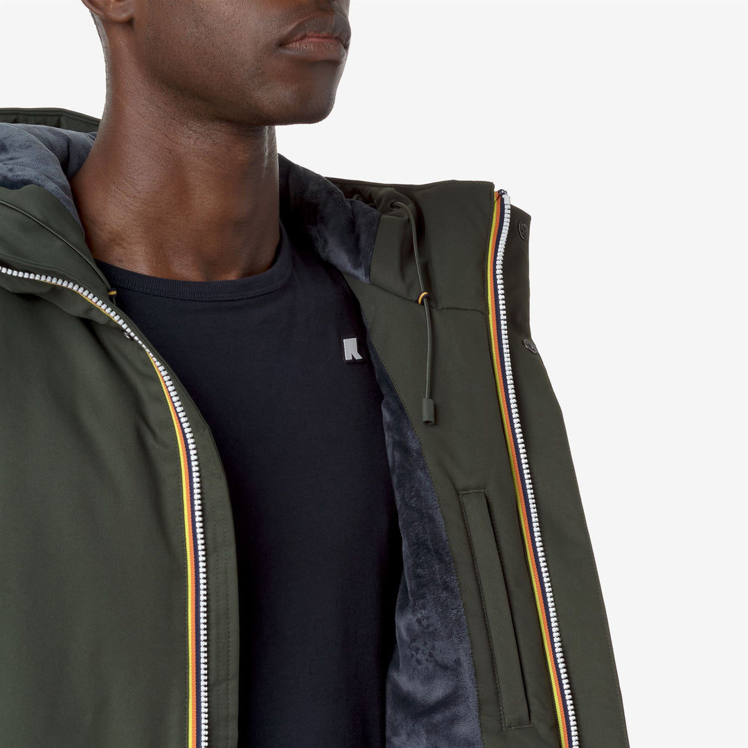 Jackets_MAN_JARNO TWILL MARMOTTA_Short_Green B-Blue A - DetailDouble