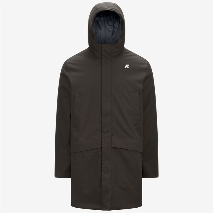 JARNO TWILL MARMOTTA - Jackets - Short - MAN - Black Olive-Blue Airforce