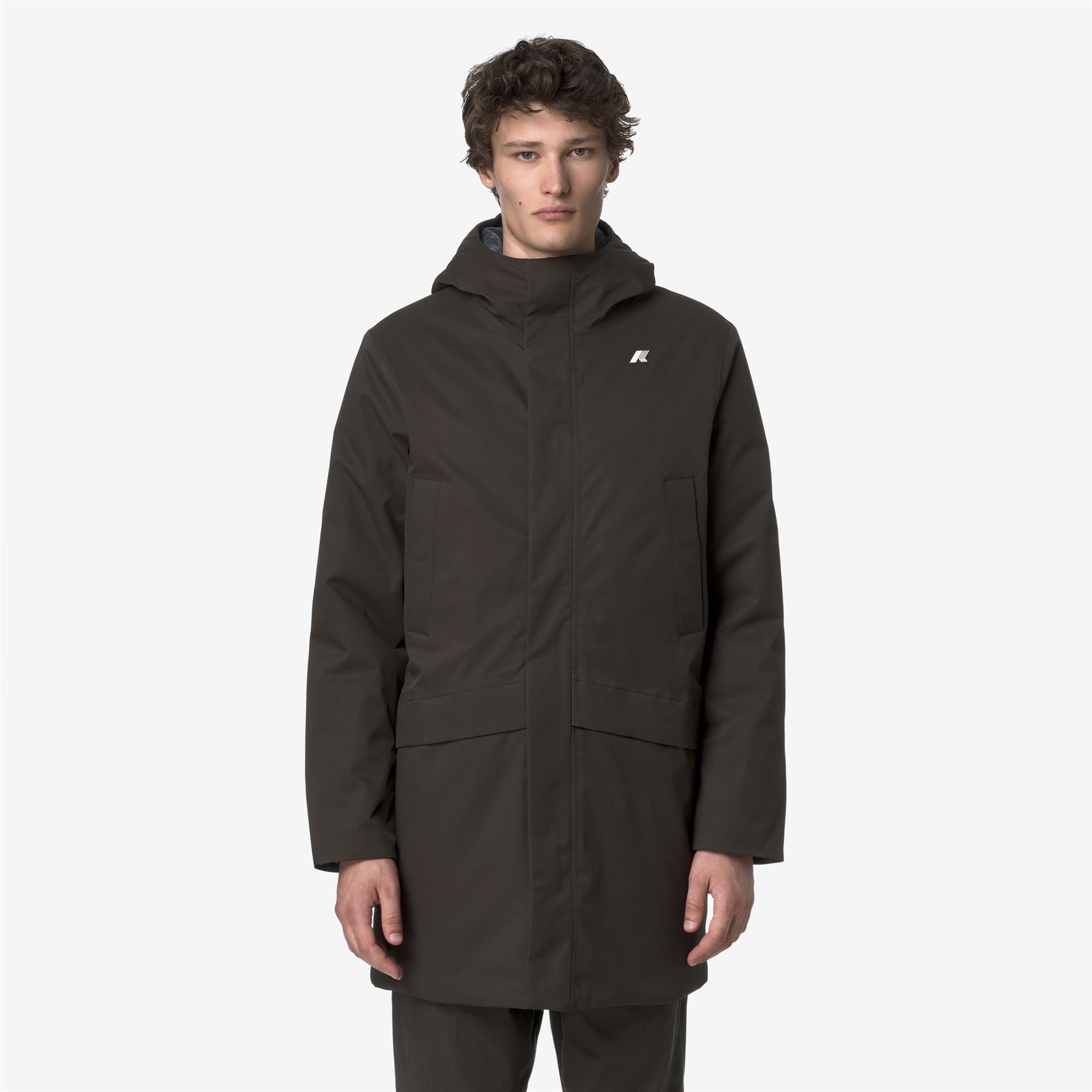 Jackets_MAN_JARNO TWILL MARMOTTA_Short_Black Olive - Blue Airforce - Commercial 3