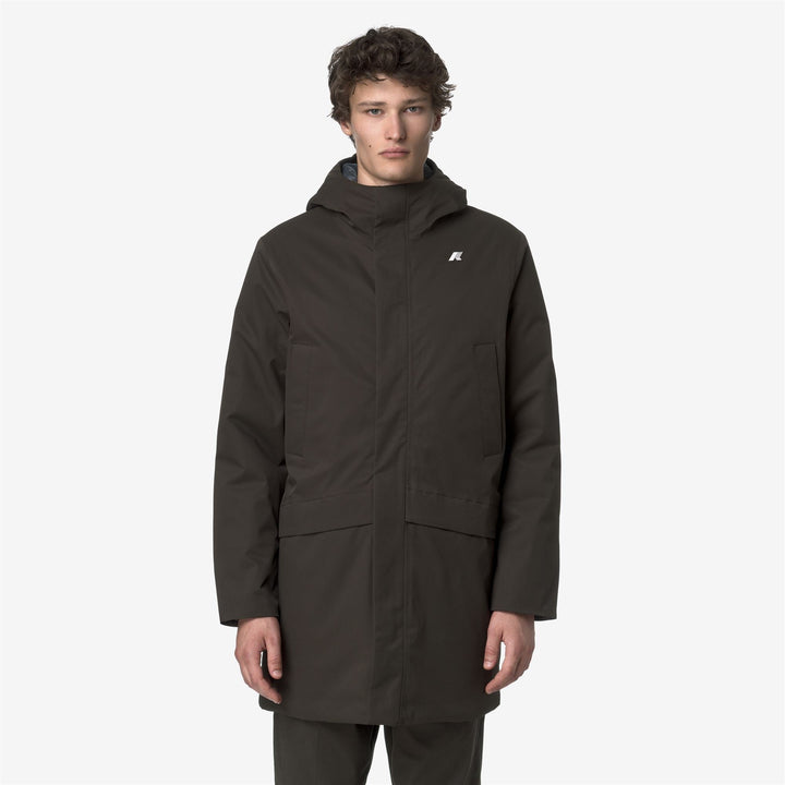 JARNO TWILL MARMOTTA - Jackets - Short - MAN - Black Olive-Blue Airforce