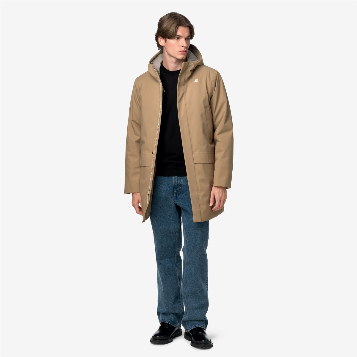Jackets_Man_JARNO TWILL MARMOTTA_Short_Beige Khaki - Grey Warm - Commercial 7