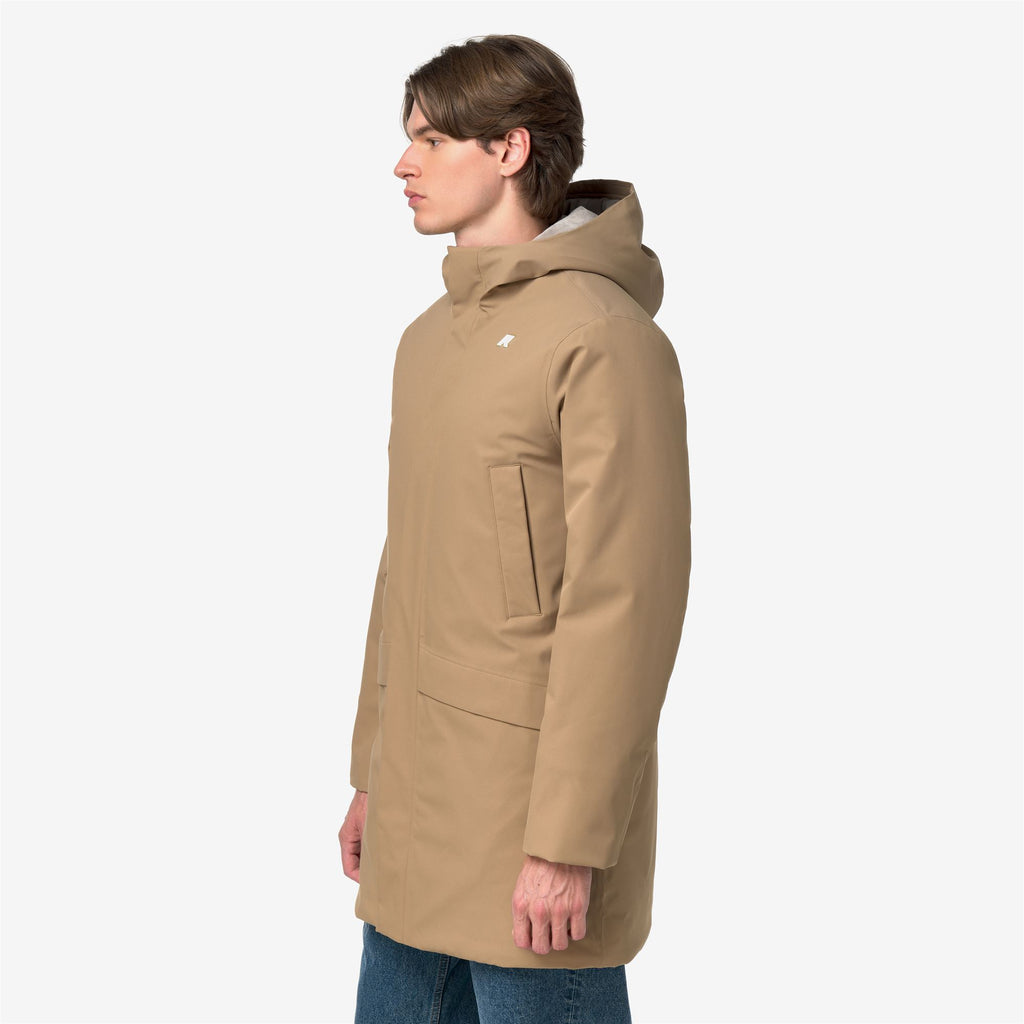 Jackets_Man_JARNO TWILL MARMOTTA_Short_Beige Khaki - Grey Warm - Commercial 5