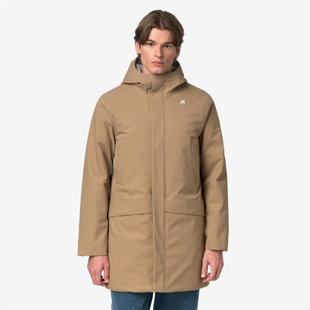 Jackets_Man_JARNO TWILL MARMOTTA_Short_Beige Khaki - Grey Warm - Commercial 4