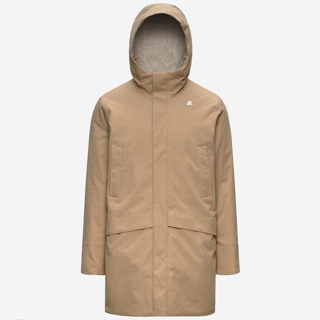 Jackets_Man_JARNO TWILL MARMOTTA_Short_Beige Khaki - Grey Warm - Commercial 1