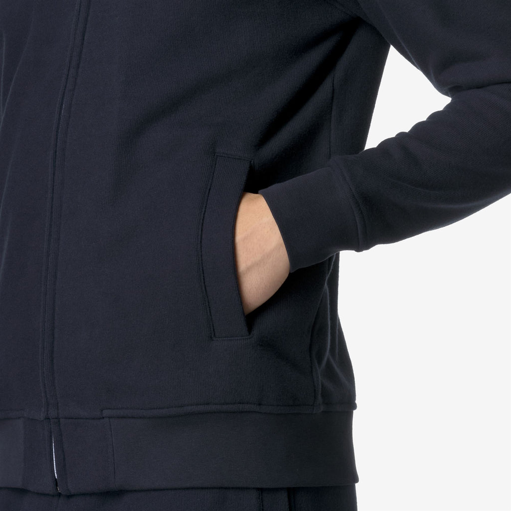 Fleece_MAN_FINN HEAVY FLEECE_Jacket_Blue Depth - Commercial 7