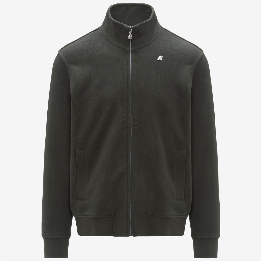 Fleece_MAN_FINN HEAVY FLEECE_Jacket_GREEN BLACKISH - Photo