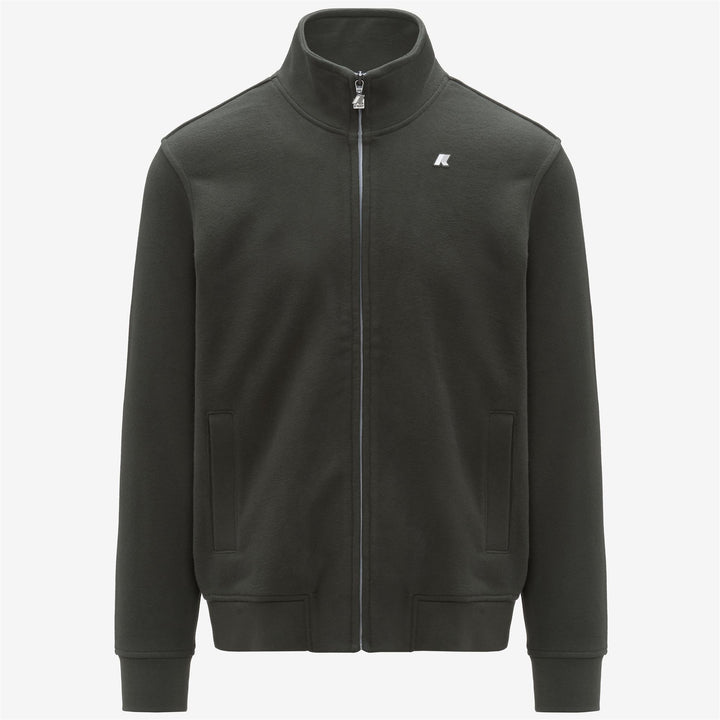 Fleece_MAN_FINN HEAVY FLEECE_Jacket_GREEN BLACKISH - Photo