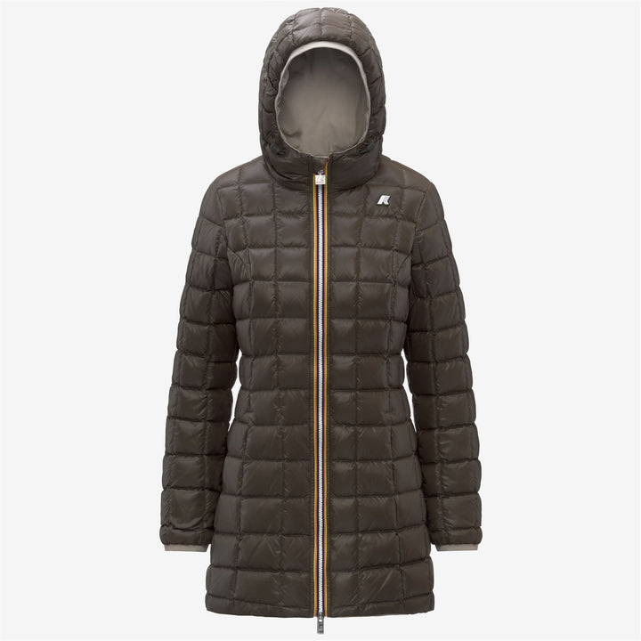 DENISE ST THERMO REVERSIBLE - Jackets - 3/4 LENGTH - WOMAN - Beige Cashmere-Black Olive