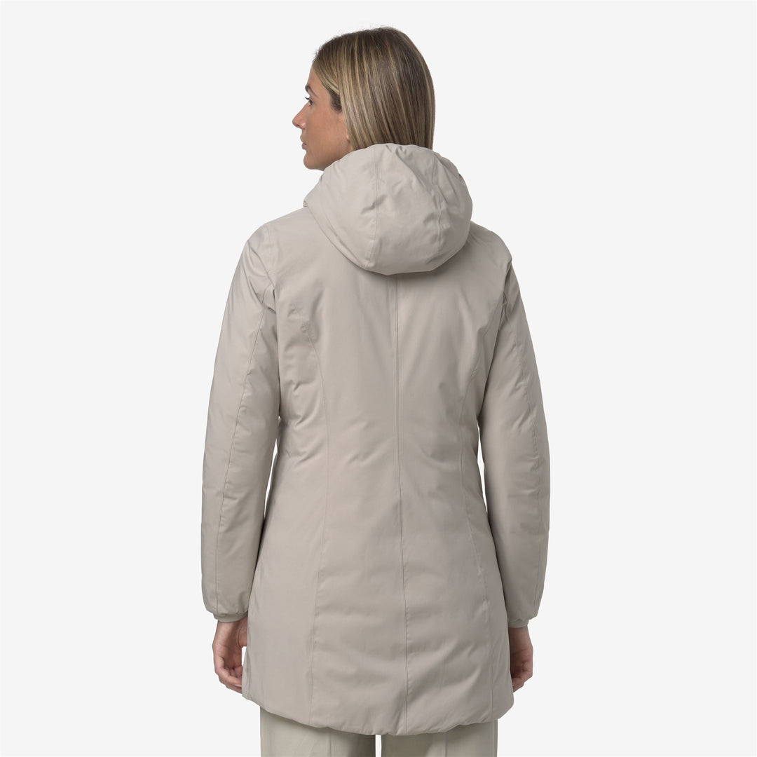 DENISE ST THERMO REVERSIBLE - Jackets - 3/4 LENGTH - WOMAN - Beige Cashmere-Black Olive