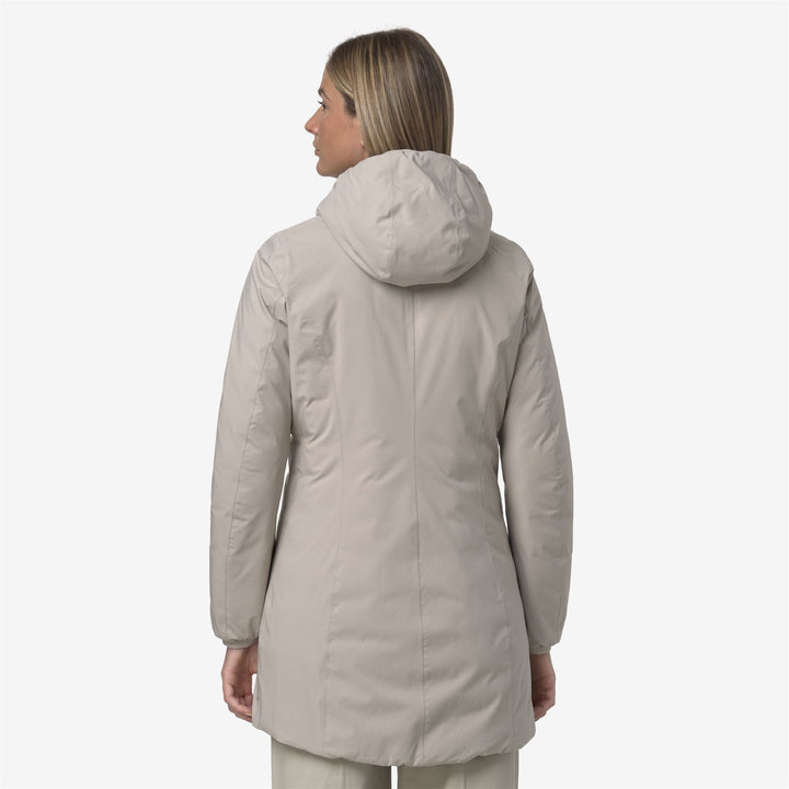 DENISE ST THERMO REVERSIBLE - Jackets - 3/4 LENGTH - WOMAN - Beige Cashmere-Black Olive