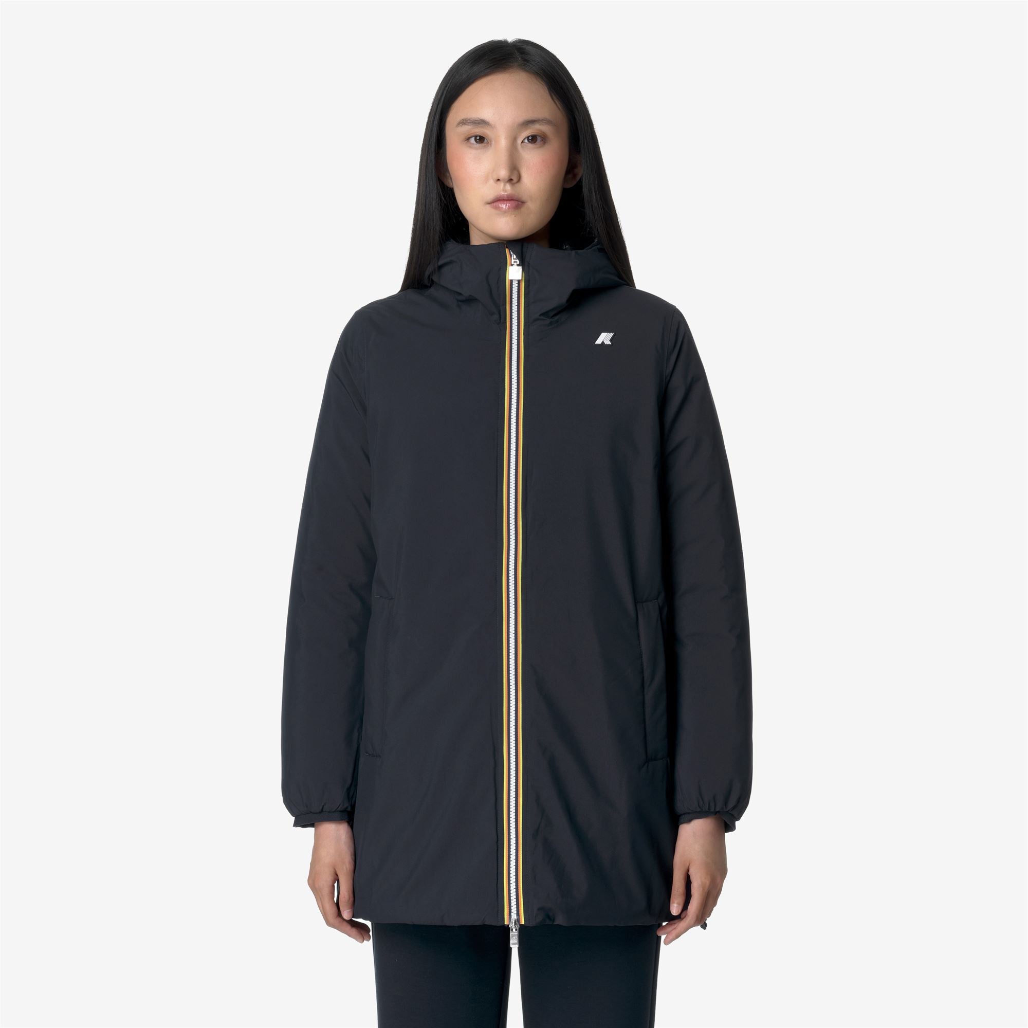 Jackets_WOMAN_SOPHIE ST THERMO DOUBLE_Mid_Blue Depth - Black Pure - Commercial 4