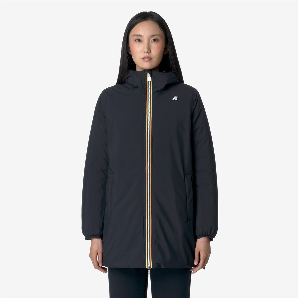 Jackets_WOMAN_SOPHIE ST THERMO DOUBLE_Mid_Blue Depth - Black Pure - Commercial 4
