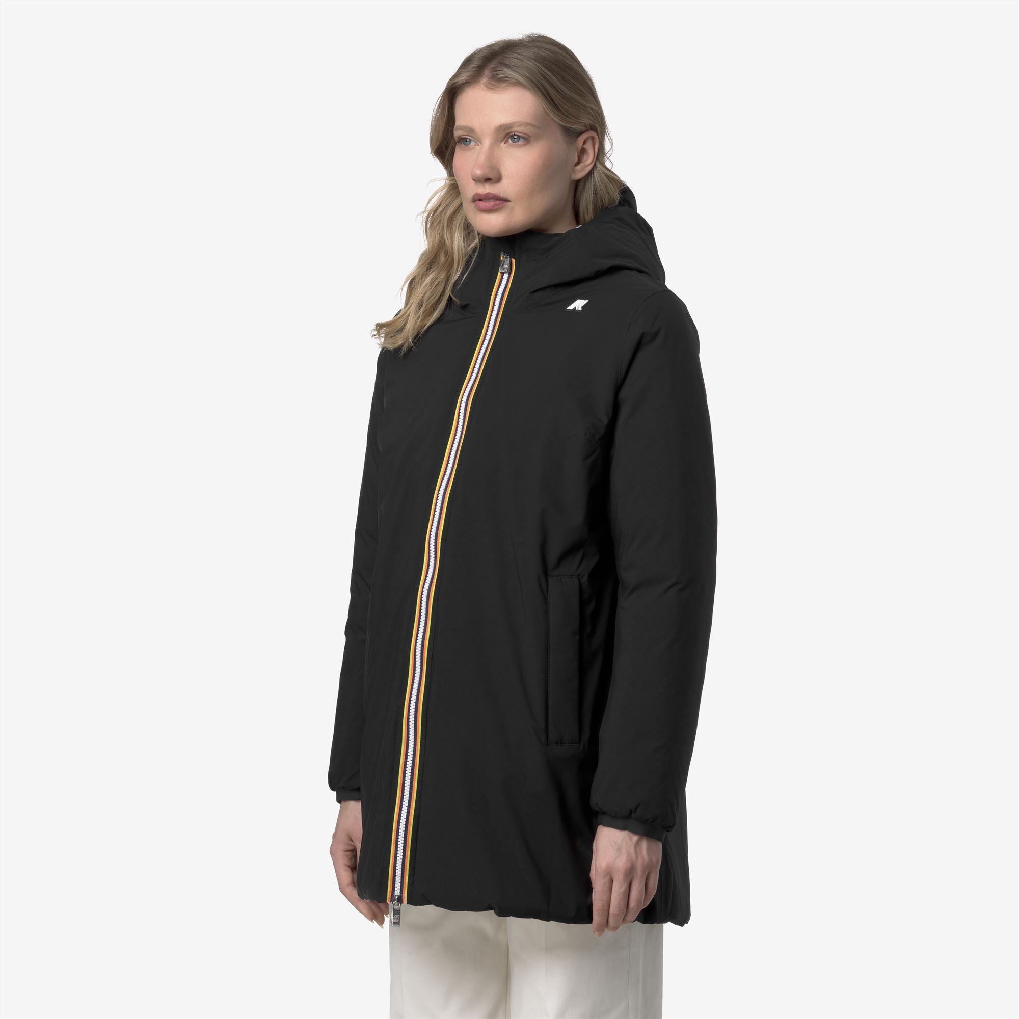 Jackets_WOMAN_SOPHIE ST THERMO DOUBLE_Mid_Black Pure - Beige Cashmere - Commercial 5
