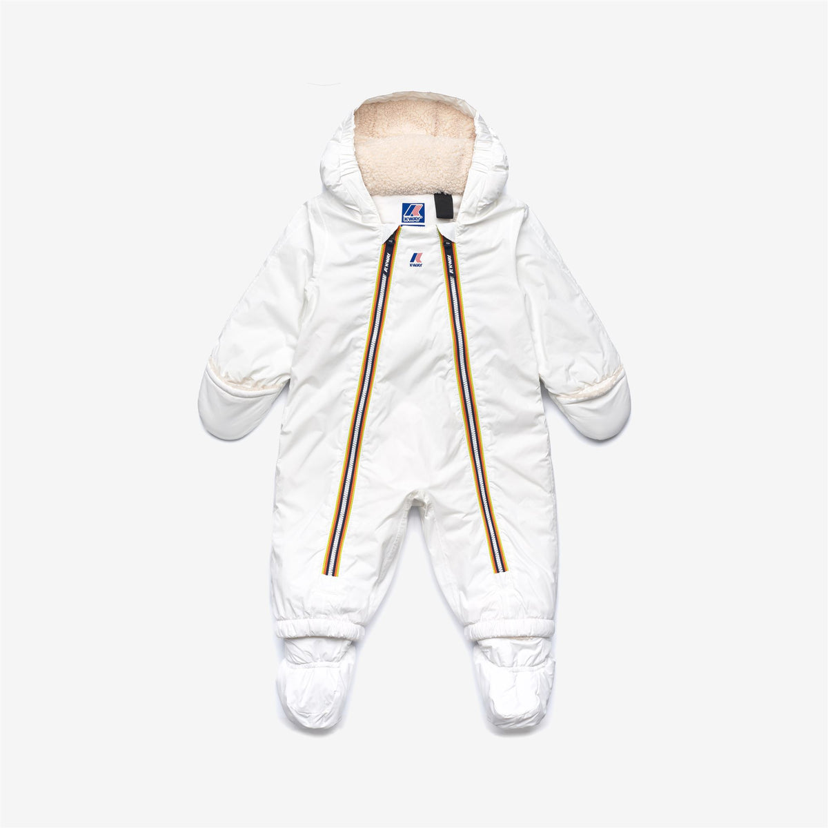 Sport Suits_KID UNISEX_E.  LE VRAI 4.0 SNOTTY ORSETTO_Tracksuit_White Natural - Commercial 1