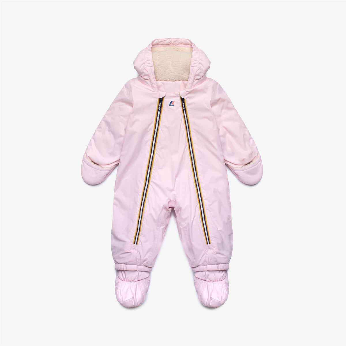 Sport Suits_KID UNISEX_E.  LE VRAI 4.0 SNOTTY ORSETTO_Tracksuit_Pink Sallow - Commercial 1