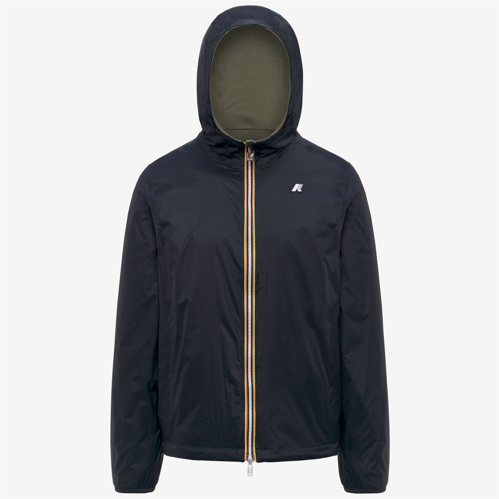 Jackets_Unisex_JAKE DOUBLE INTERLOCK_Short_Green Lichen - Blue Depth - Commercial 2