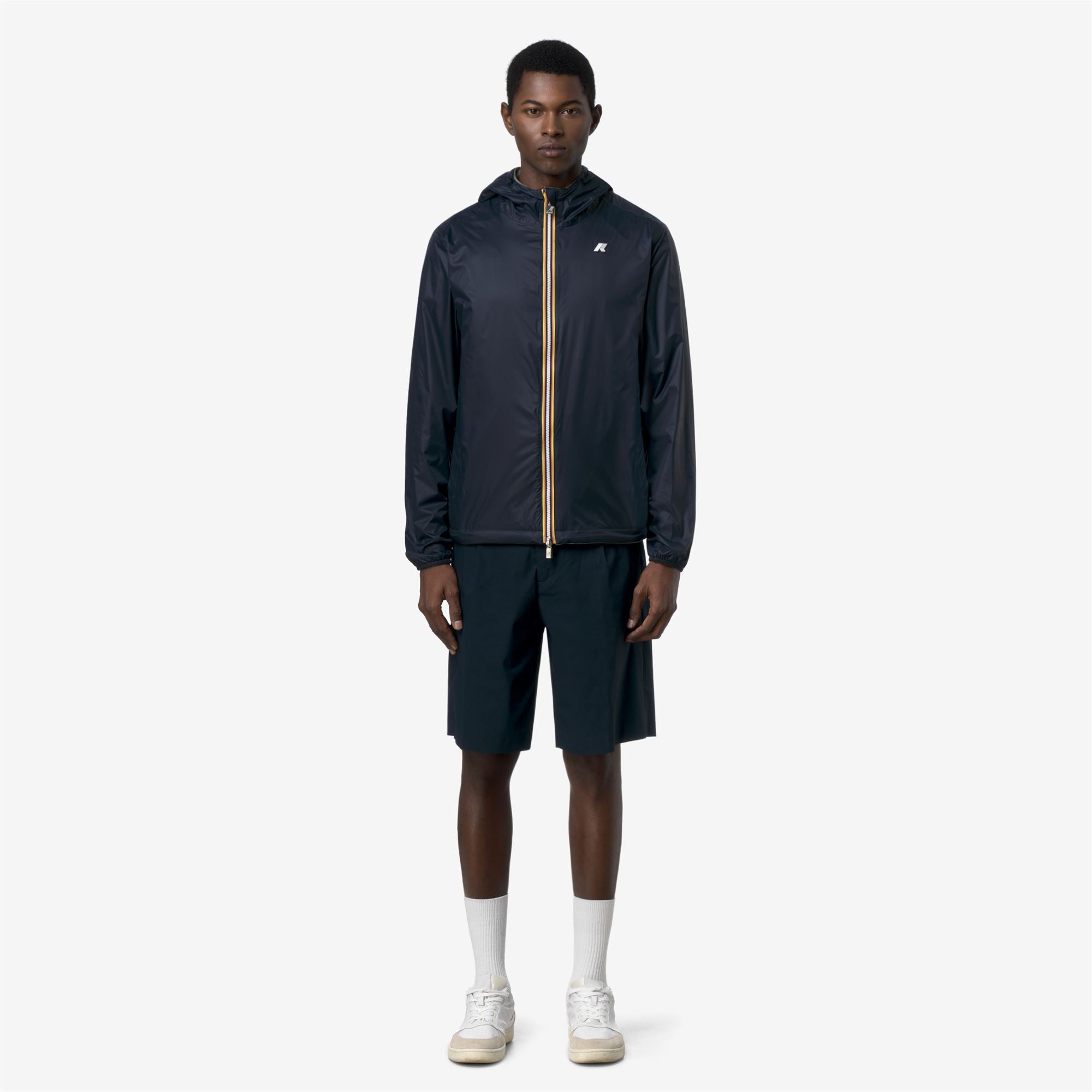 Jackets_Unisex_JAKE DOUBLE INTERLOCK_Short_Green Lichen - Blue Depth - Commercial 7