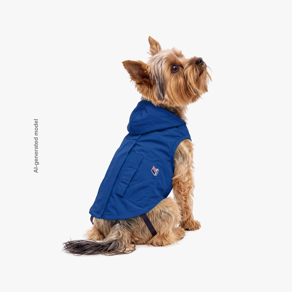 Jackets_UNISEX_  BEVERLY_Dog Coat_Blue Royal Marine - Commercial 5