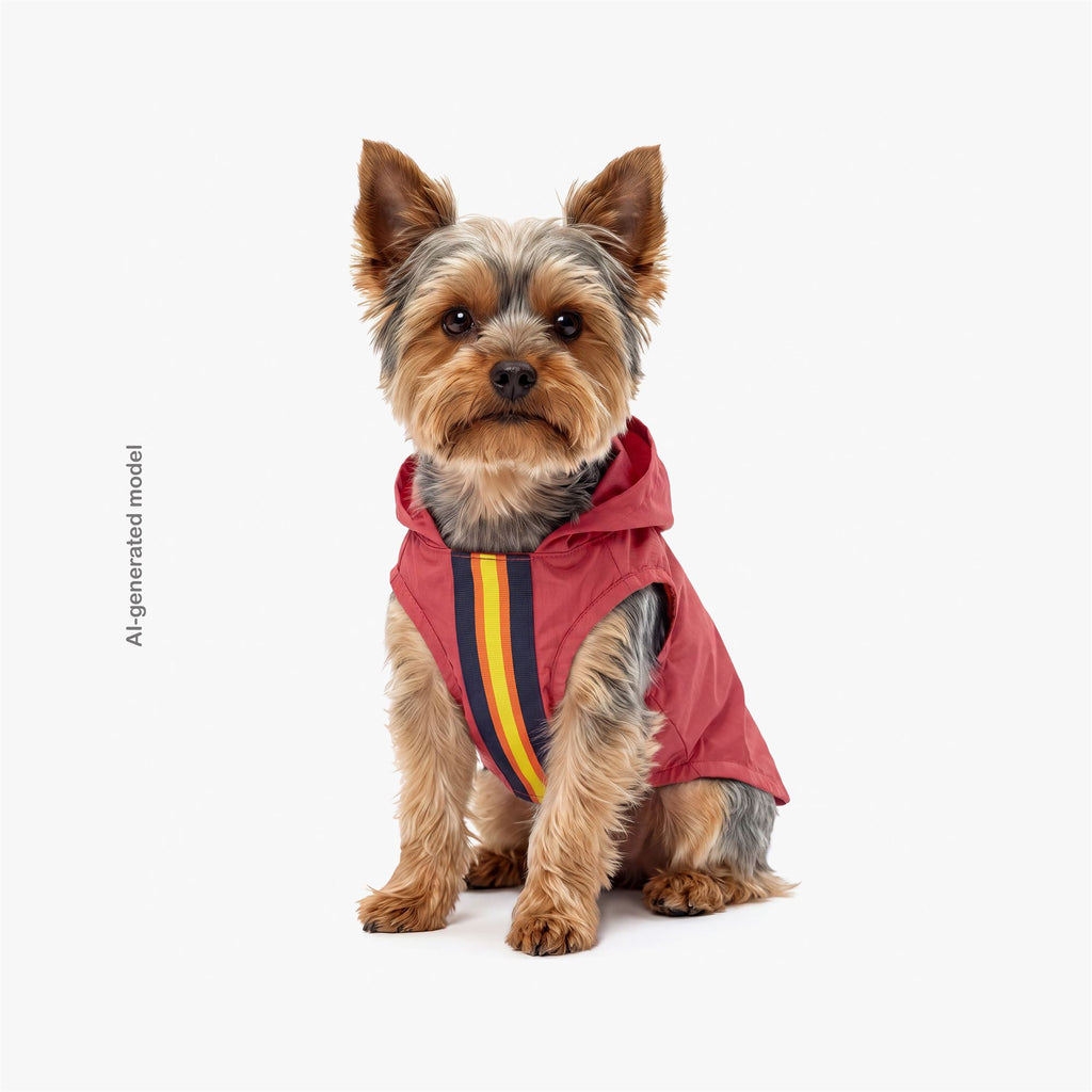 Jackets_UNISEX_BEVERLY_Dog Coat_Red Jasper - Commercial 4