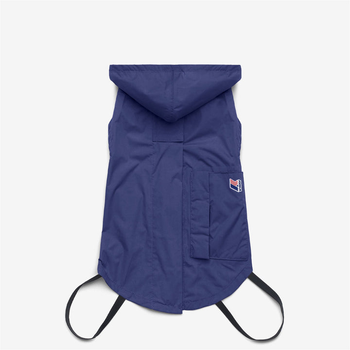 Jackets_UNISEX_BEVERLY_Dog Coat_Blue Deep Cobalt - DressedFront