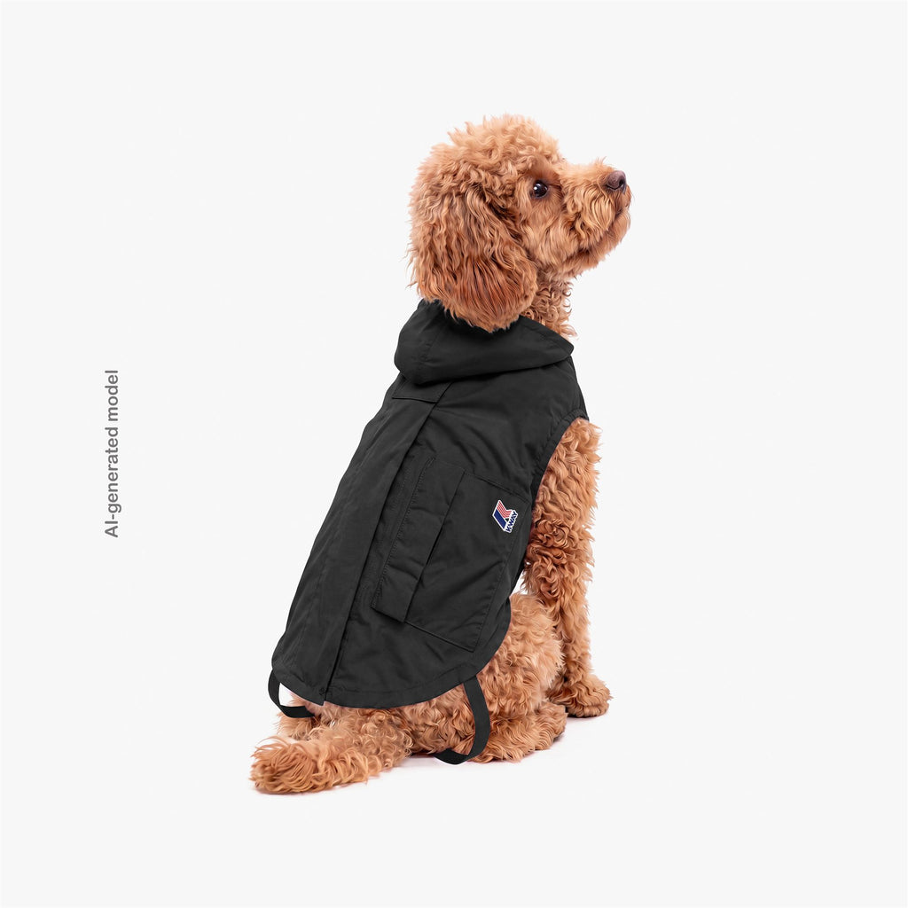 Jackets_Unisex_BEVERLY_Dog Coat_Black Pure - Commercial 5