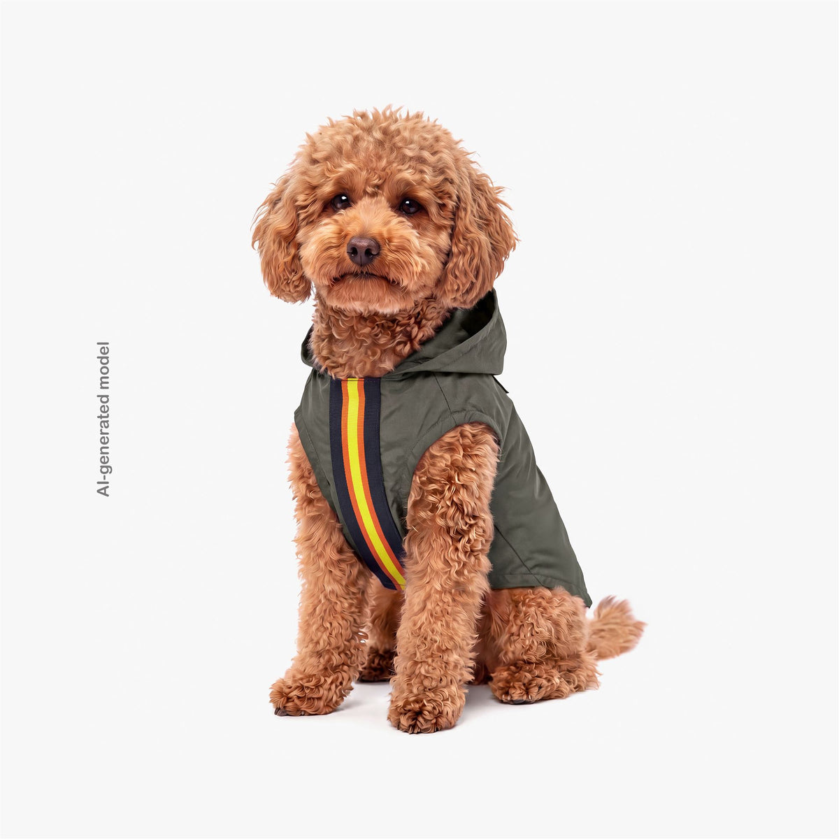 Jackets_UNISEX_BEVERLY_Dog Coat_Green Lichen - Commercial 4