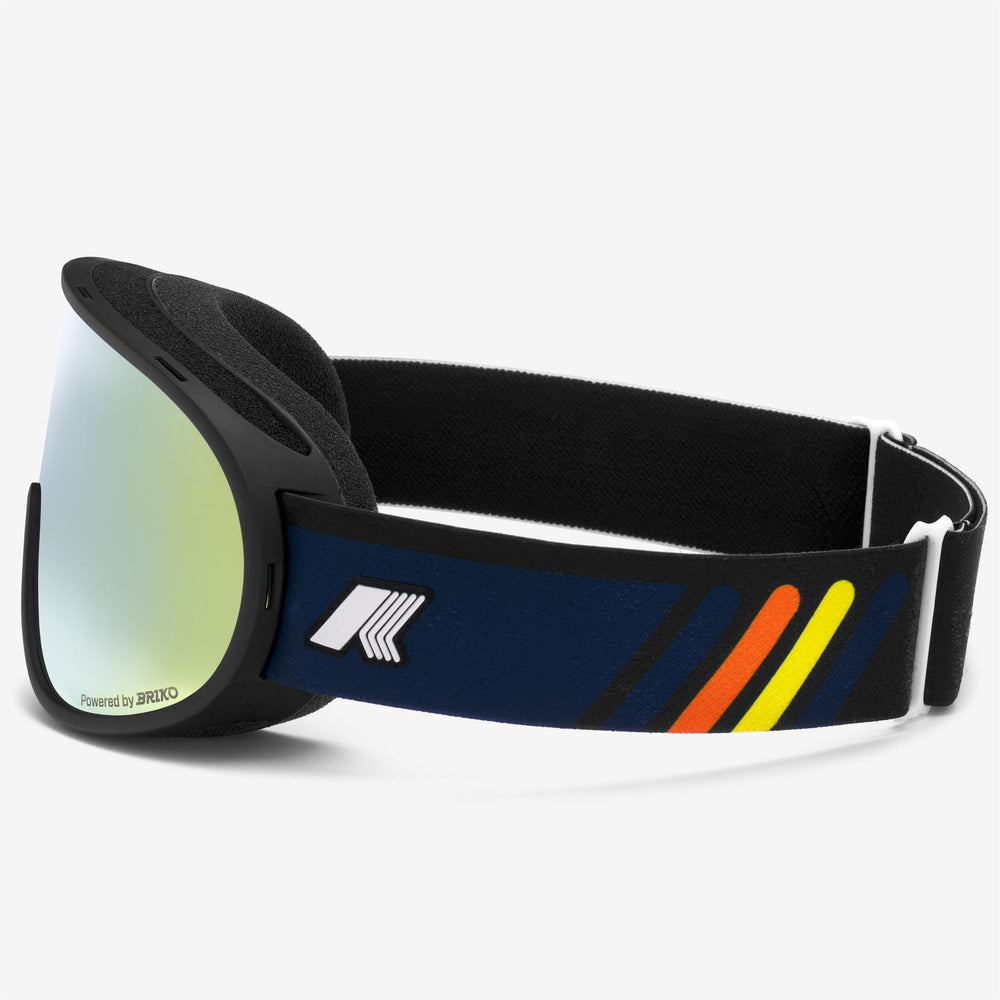 Goggles_UNISEX_MANNY K-Way_Ski Goggles_BLACK - GOM3 - DressedFront