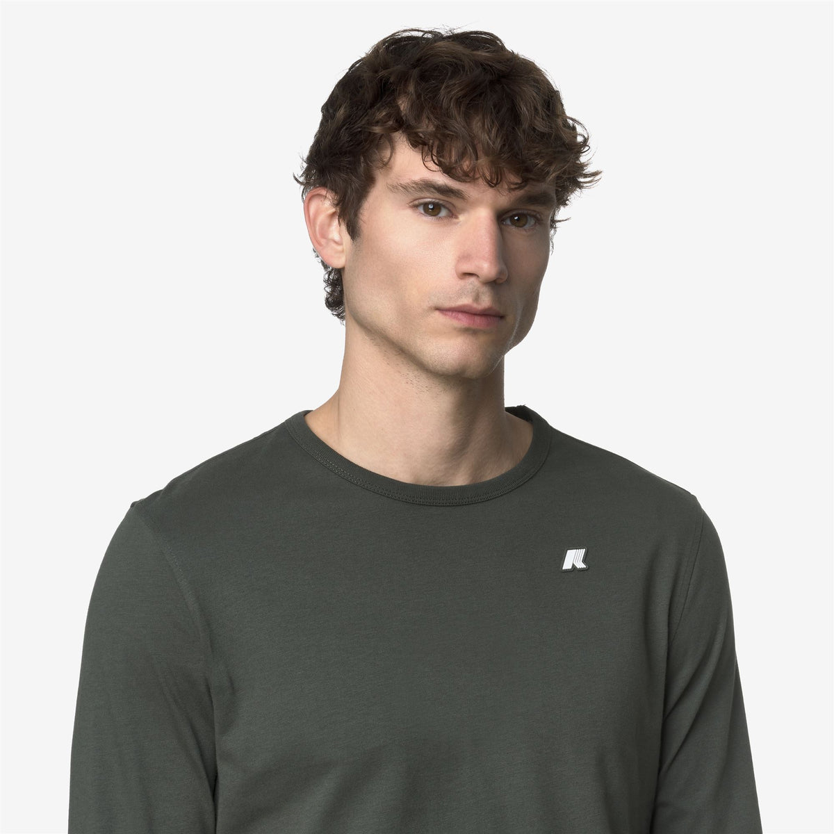 T-Shirts & Top_MAN_ELMER JS PEACH_T-Shirt_GREEN BLACKISH - Commercial 7