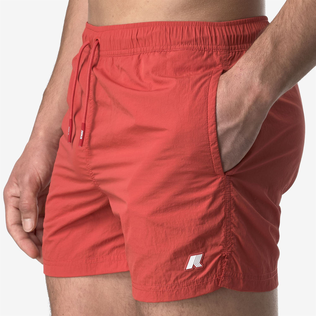 HAZEL BEACH - Bathing Suits - Swimming Trunks - MAN - RED JASPER